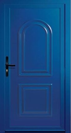 Porte d'entrée : classique bleu