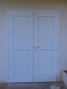 Porte de service : double